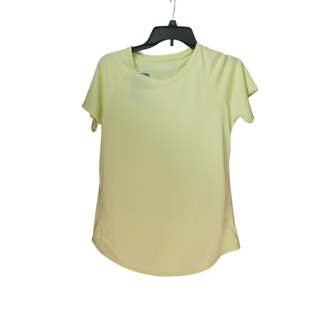 Tek Gear Women’s Athletic T-Shirt Size S Yellow Workout Activewear Short Sleeve